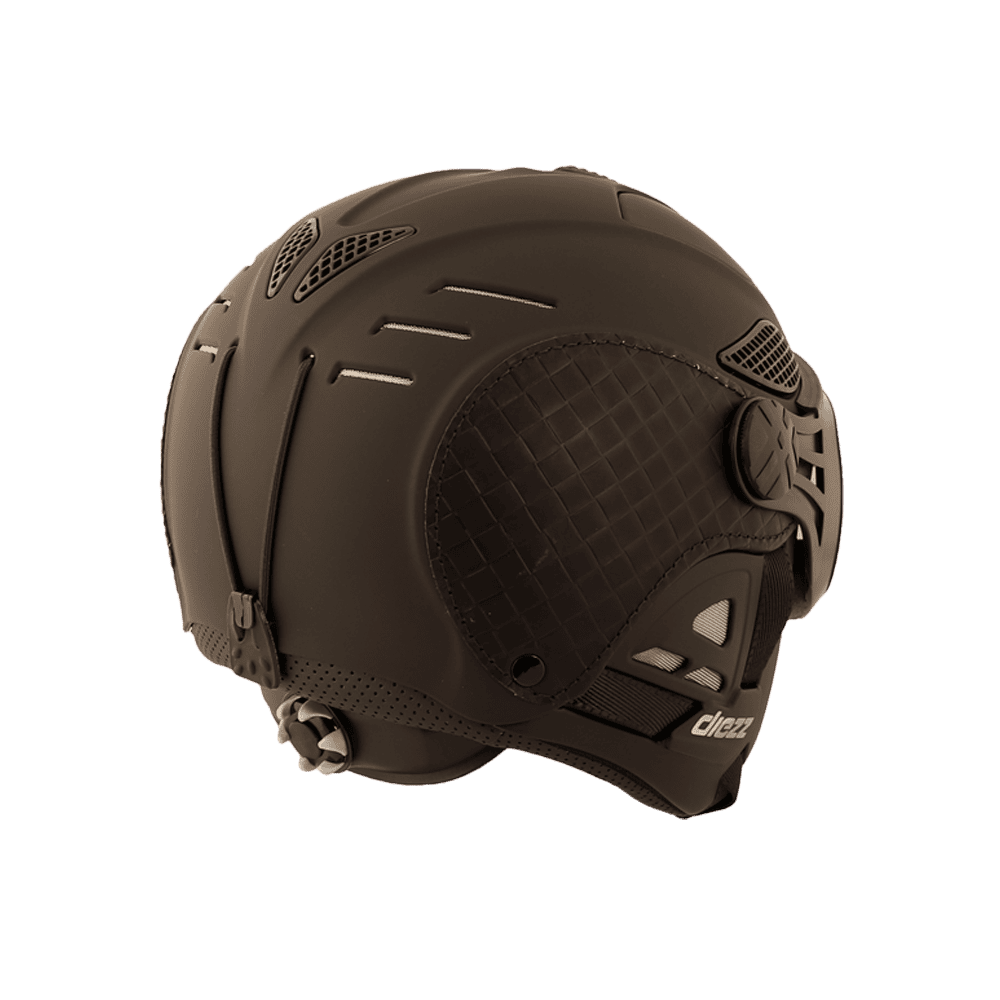 LOUNA II FASHION VISOR HELMET LEATHER BLACK Diezzsport