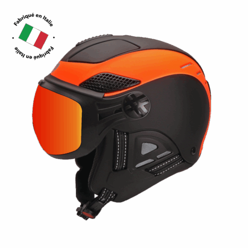 Visor helmet LOUNA II VENTURY Touchy - BLACK ORANGE