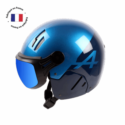 MAJOR CARBON ALPINE ski helmet - BLEU ALPINE BRILLANT