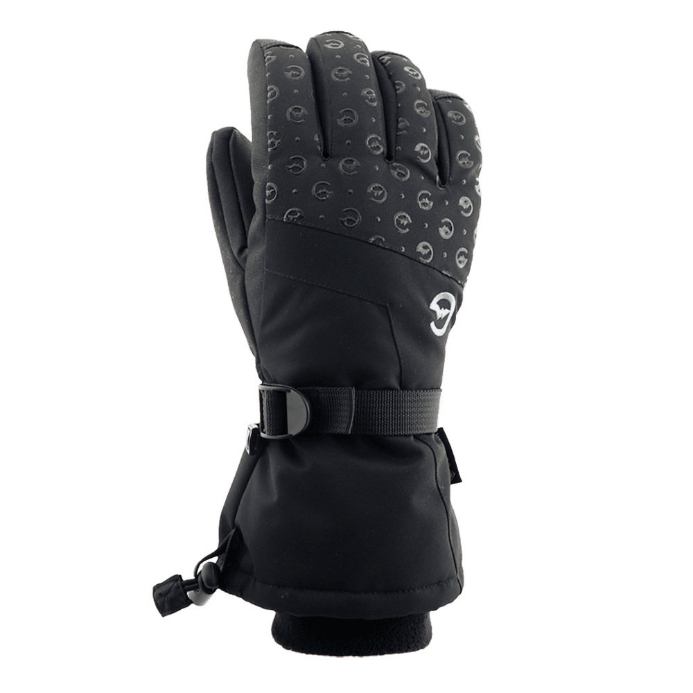 SHINY Women's Ski Gloves - BLACK