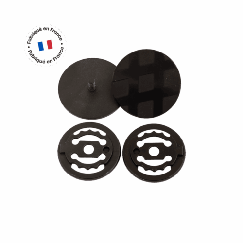 MAJOR helmet screw kit - BLACK