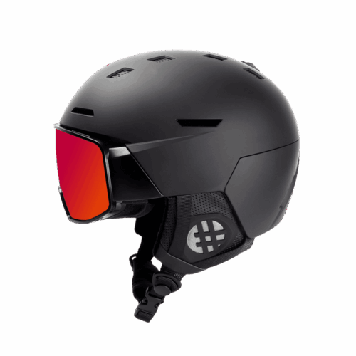 NEMESIS photochromic S1-3 ski helmet - BLACK