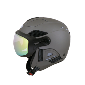 Ski Helmet with Visor Louna II Color Titanium Soft | Diezz Sport