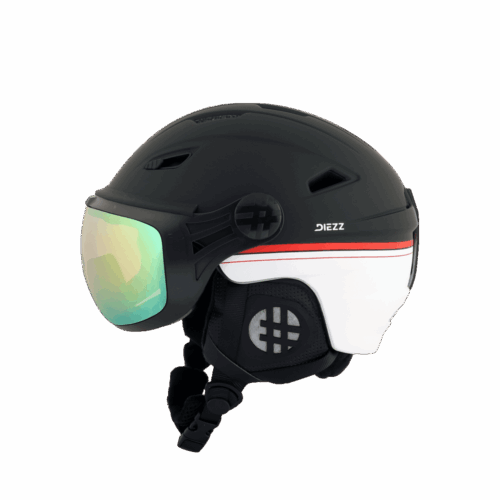 LINE visor ski helmet - RED LINE