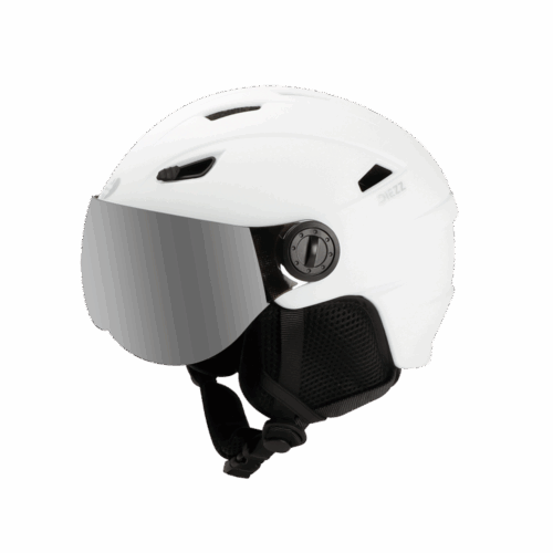 HAWKING ski helmet with S3 visor - WHITE