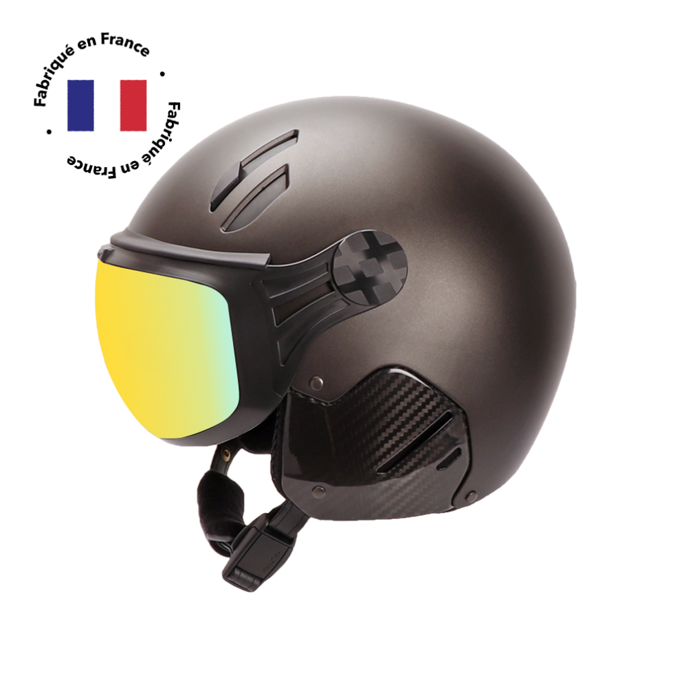 MAJOR helmet with visor FRANCE GRAPHITE Diezzsport