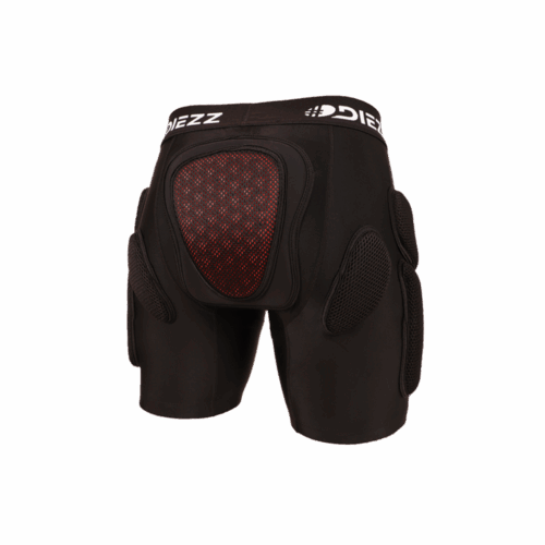 2AC* freeride protective shorts - BLACK/RED