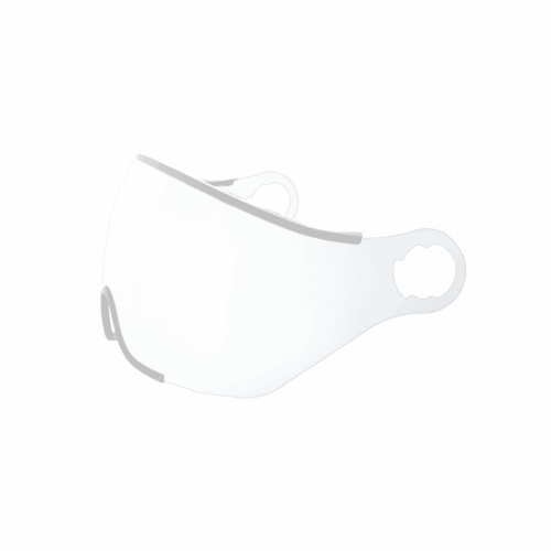 visor for CITY S-0 bicycle helmet - CLEAR joint blanc