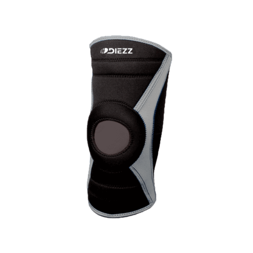 knee support with patella opening