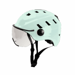 EDGE LED cycling helmet with visor - MENTHA