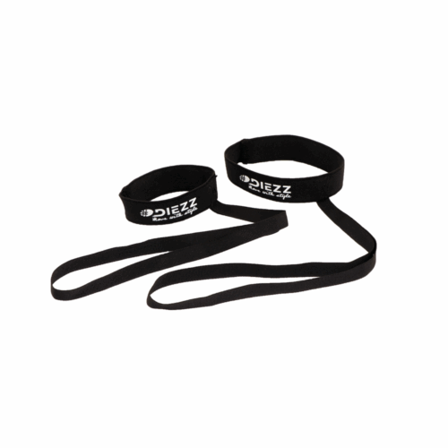 leash for ski gloves - BLACK